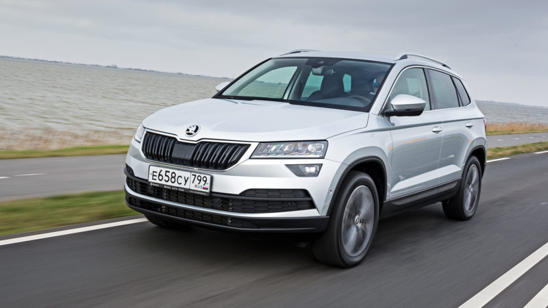 Как отрегулировать угол наклона сидений в Skoda Karoq