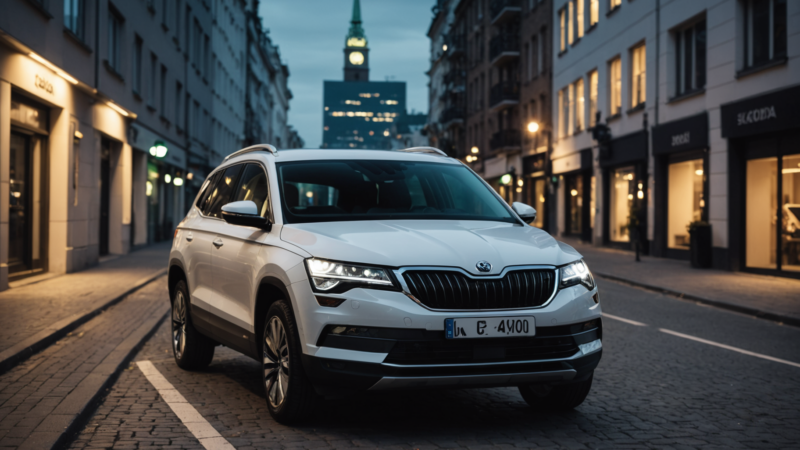 Светодиодные фары для Skoda Karoq: Улучшение освещения и стиля