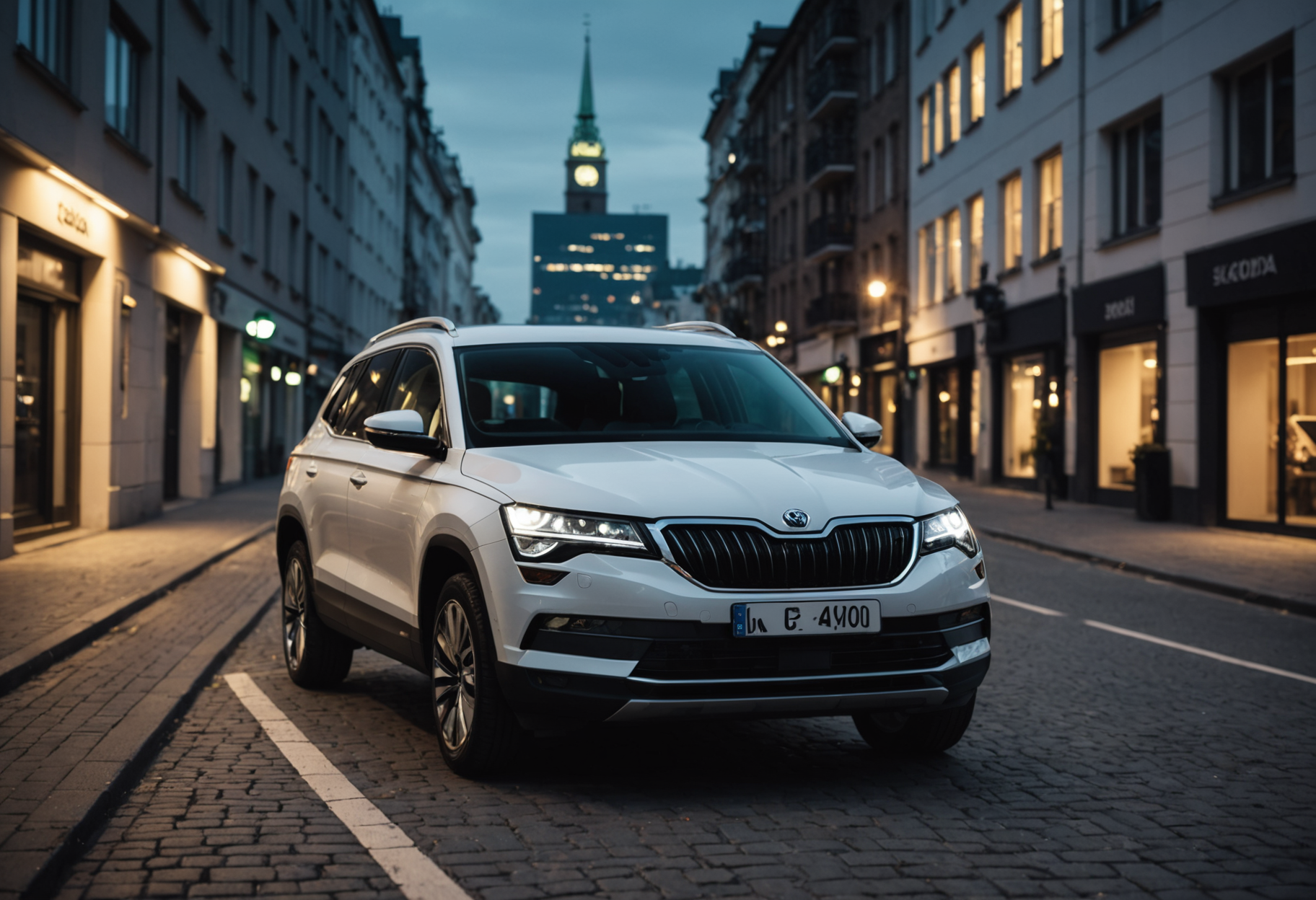 Светодиодные фары для Skoda Karoq: Улучшение освещения и стиля